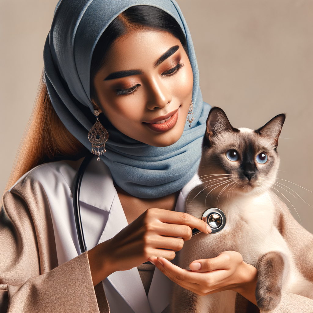 Siamese cat demonstrating positive social behavior through bonding and communication with its owner using effective Siamese cat training techniques, highlighting Siamese cat personality and care for successful socialization.