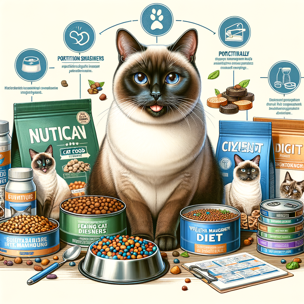 Top-rated Siamese cat diet and weight management products, including healthy cat food and cat weight control products, with a Siamese cat feeding guide emphasizing Siamese cat health and weight loss.