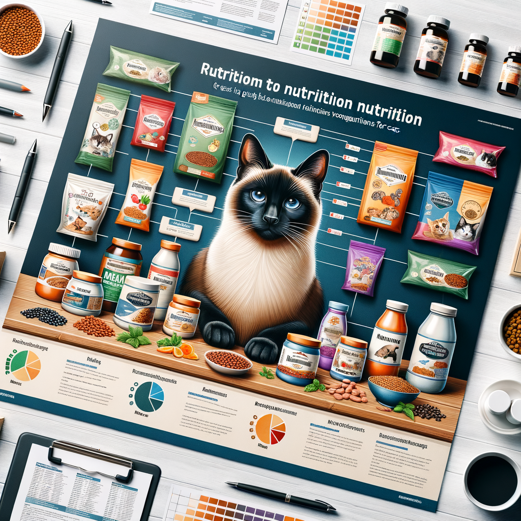 Siamese cat food reviews and ratings, showcasing best nutrition and diet products, health products, dietary supplements, and a nutrition guide for understanding the nutritional needs of Siamese cats.